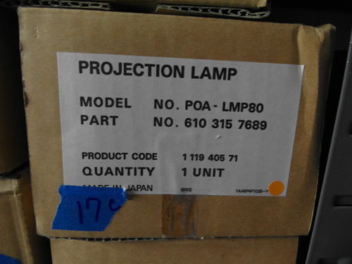 POA-LMP80 ORIG. LAMPENMODUL für SANYO XF60 EF60 sowie baugl. EIKI, CHRISTIE